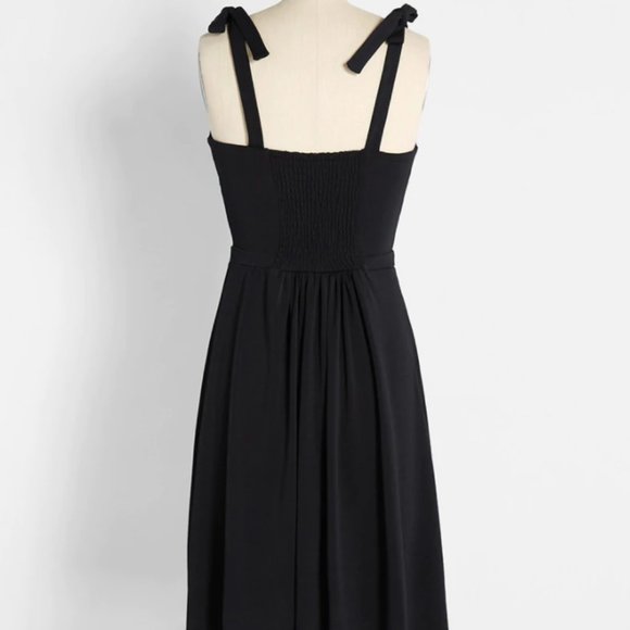 Vintage Summer Dreams Knit Sundress - Black - Picture 3 of 4